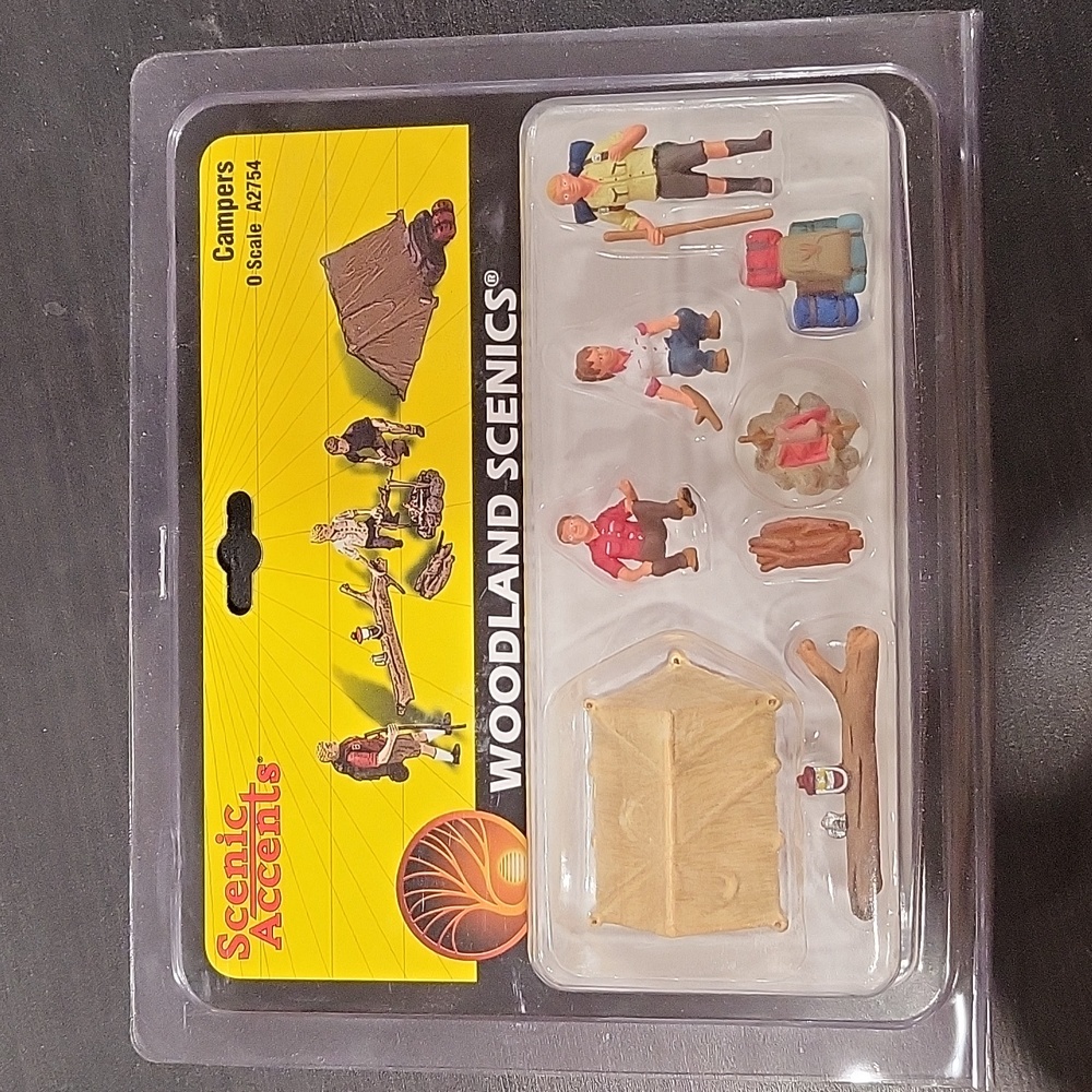 Woodland Scenics O Scale Campers Figure Set